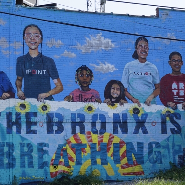 The Bronx is Breathing mural