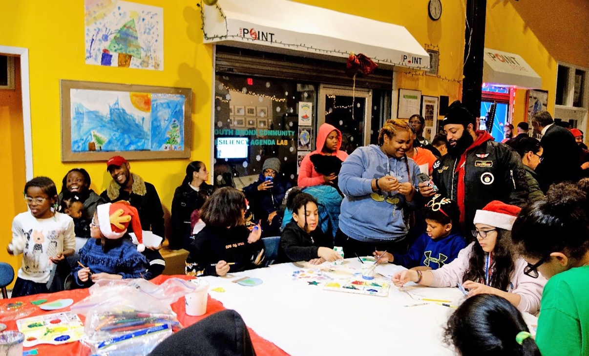 Hunts Point Tree Lighting Hunts Point Tree Lighting
